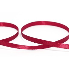 Лента атласная 6 мм ( 1/4 ")  "Gamma"   33 м ± 2 м №076 св.вишневый