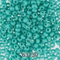 Бисер Чехия круглый 2 10/0 2.3 мм 500 г 63130 (Ф124) бирюзовый