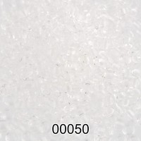 Бисер Чехия круглый 2   10/0   2.3 мм  500 г 00050 (Ф088) прозрачный