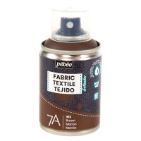 "PEBEO"   Краска для текстиля 7А Spray (аэрозоль)   100 мл 805412 коричневый