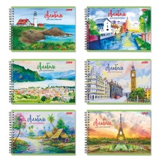 "Светоч"   Альбом для рисования   100 г/м2  A4   29 х  20.5 см  6 шт.  на гребне   48 л. 48АЛГР4_000280 Рисуем пейзажи