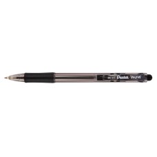"Pentel"   Ручка шариковая автоматическая Pentel Fine Line  d 0.7 мм  12 шт. BK417-A цвет чернил: черный
