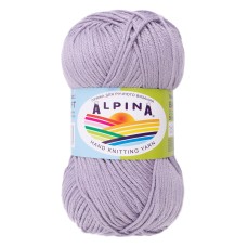 Пряжа ALPINA "BABY SUPER SOFT"   50\% хлопок, 50\% бамбук   10 шт. х  50 г  150 м ± 10 м №13 св.сиреневый