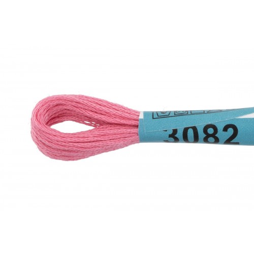 Нитки для вышивания "Gamma"    мулине  ( 3071-3172 )  100\% хлопок   24 x  8 м №3082 т.розовый