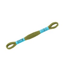 Нитки для вышивания "Gamma"    мулине  ( 3071-3172 )  100\% хлопок   24 x  8 м №3170 св.хаки