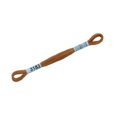 Нитки для вышивания "Gamma"    мулине  ( 3173-6115 )  100\% хлопок   24 x  8 м №3183 т.т.горчичный