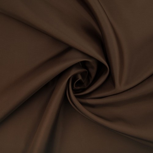 Ткань подкладочная "Gamma"   Taffeta   TR76   55\% полиэстер, 45\% вискоза   142 см ± 2 см №19-1215 т.коричневый
