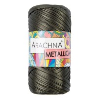 Пряжа ARACHNA "METALLICA"   100\% полиэстер   4 шт. х  115 г ± 10 г  50 м №05 хаки