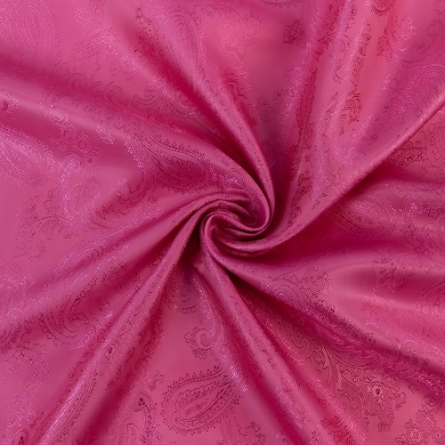 Ткань подкладочная "Gamma"   Taffeta с рисунком   JTR   52\% полиэстер, 48\% вискоза   500 х  145 см ± 2 см №141 розовый (растительный орнамент)