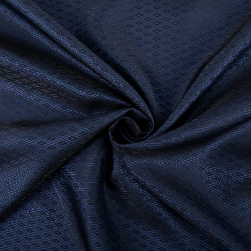 Ткань подкладочная "Gamma"   Taffeta с рисунком   ФАСОВКА   JTR   52\% полиэстер, 48\% вискоза   100 х  145 см ± 2 см №105 т.синий (абстракный)