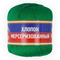 Пряжа Камтекс КТ "Хлопок мерсериз"   100\% хлопок   10 шт. х  50 г  200 м 044 трава