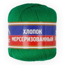 Пряжа Камтекс КТ "Хлопок мерсериз"   100\% хлопок   10 шт. х  50 г  200 м 044 трава