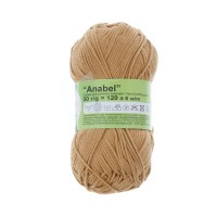 Пряжа ALPINA "ANABEL"   100\% мерсеризованный хлопок   10 шт. х  50 г  120 м ± 6 м №209 св.коричневый