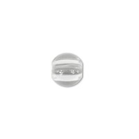 Бусина "Zlatka"   пластик   PWS-04   18 мм  10 шт  СК/Распродажа прозрачный