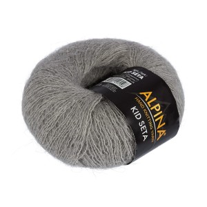 Пряжа ALPINA "KID SETA"   70\% кид мохер, 30\% шелк   4 шт. х  25 г  225 м ± 5 м №07 сиреневый