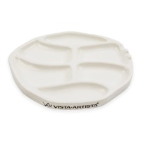 Палитра "VISTA-ARTISTA"   палитра керамическая   CPV-01   15 х  16 см 6 ячеек