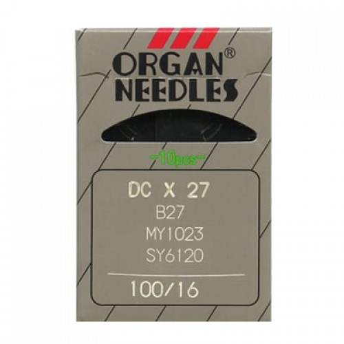 Иглы для пром. шв. машин "ORGAN"   DC*27   10 шт. №100