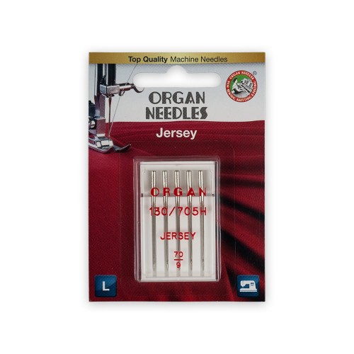 Иглы для быт. шв. машин "ORGAN"   для джерси   5 шт  в блистере 5205080BL № 80