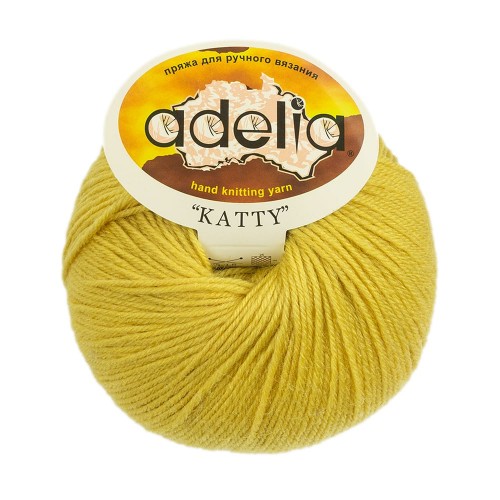 Пряжа ADELIA "KATTY"   100\% шерсть   10 шт. х  50 г  150 м ± 10 м №23 малиновый