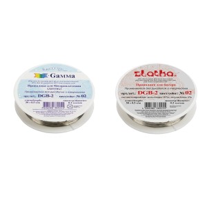 "Zlatka"   / "Gamma"   Проволока для бисера   DGB-2  d 0.2 мм  50 м ± 0.5 м №03 под св.медь