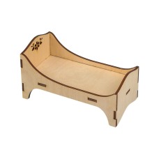 Заготовка для декорирования "Mr. Carving"   ВД-519   "Кроватка"   фанера   17  х 9 х  8.5 см .