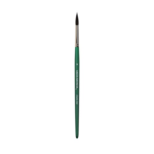 Кисть "Green Line" "VISTA-ARTISTA"   90211-09   имитация белки   круглая   5 шт  короткая ручка №09