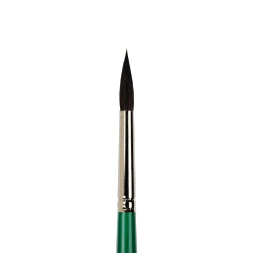 Кисть "Green Line" "VISTA-ARTISTA"   90211-09   имитация белки   круглая   5 шт  короткая ручка №09