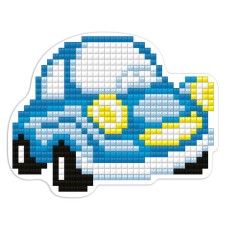 Кристальная (алмазная) мозаика  "ФРЕЯ" ALVM-006   магнит "Машинка" 8.5 х 6.5 см
