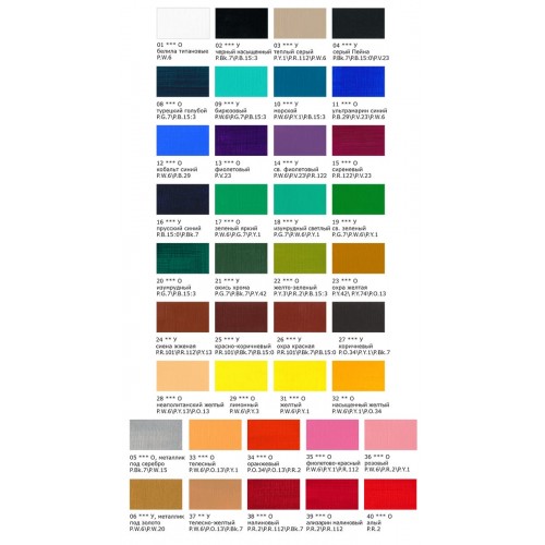 Краска акриловая "VISTA-ARTISTA"   Studio   глянцевая   VAAG-75   75 мл 24 Сиена жженая (Burnt Sienna)