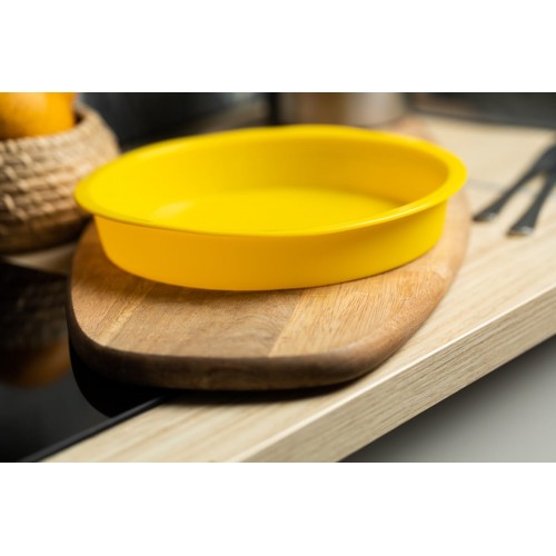 Форма силиконовая "S-CHIEF"   для тортов и пирогов   SPC-0336  d 22 см  22 x 22 x 4 см  СК/Распродажа круглый
