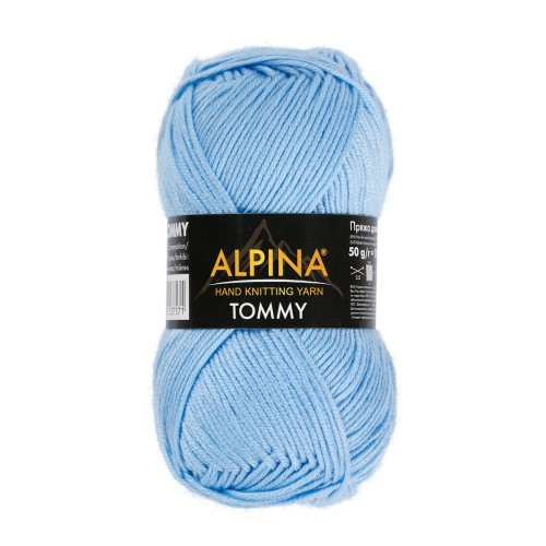 Пряжа ALPINA "TOMMY"   100\% микнес   10 шт. х  50 г  130 м ± 10 м №026 св.сиреневый