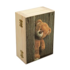 Заготовка для декорирования "Mr. Carving"   ВК-046   Шкатулка "Мишка"   фанера   сосна   16  х 11 х  6 см .