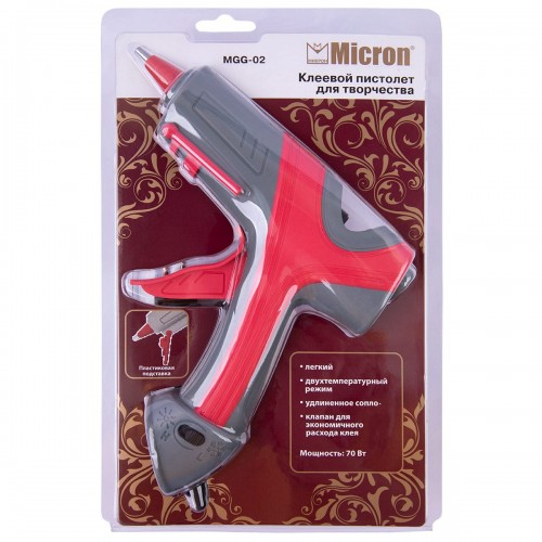 "Micron"   Пистолет клеевой   MGG-02  d 11.2 мм  в блистере   СК/Уценка для творчества