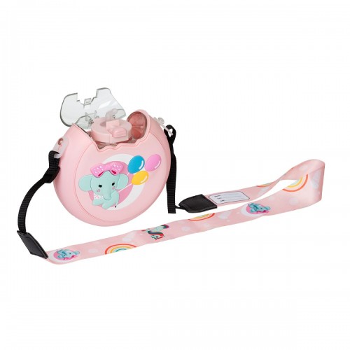 "Lol&Pop"   LLP-011   Бутылка пластиковая   380 мл d 14 см №03 розовый/слон