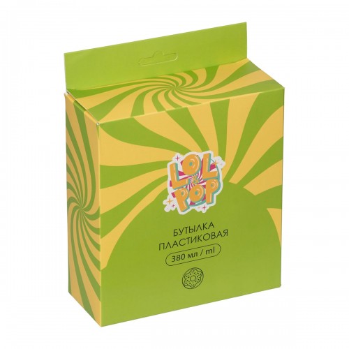 "Lol&Pop"   LLP-011   Бутылка пластиковая   380 мл d 14 см №05 синий/космос