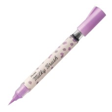 "Pentel"   Маркер-кисть Milky с кнопкой подкачки чернил XGFH в блистере   1-10 мм   кисть XGFH-PVX
