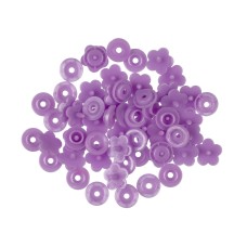 Кнопка "Micron"   POM-12 FL/500   Кнопки пластиковые   пластик  d 12 мм  500 шт. № 013 фиолетовый