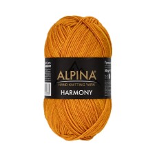 Пряжа ALPINA "HARMONY"   100\% мериносовая шерсть   10 шт. х  50 г  175 м ± 5 м №13 горчичный
