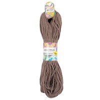 Пряжа ARACHNA "Macrame Rope"   70\% хлопок, 30\% полиэстер   3 шт. х  120 г ± 10 г  54 м ± 1 м №303 св.коричневый