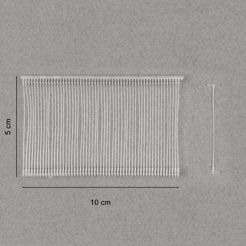 Держатели этикеток к эт.пист.   TPS-01   "Micron"   5000 шт  в картонной упаковке 50 мм прозрачный