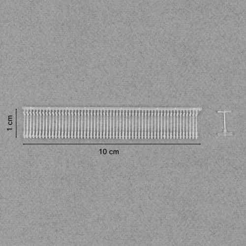 Держатели этикеток к эт.пист.   TPS-01   "Micron"   5000 шт  в картонной упаковке 10 мм прозрачный