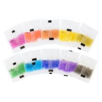 Бисер Чехия "GAMMA" Круглый   ASSORTI   10/0   2.3 мм  10 x  5 г  1-й сорт №07 ассорти сольгель прозрачный