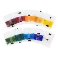 Бисер Чехия "GAMMA" Круглый   ASSORTI   10/0   2.3 мм  10 x  5 г  1-й сорт №04 ассорти прозрачный