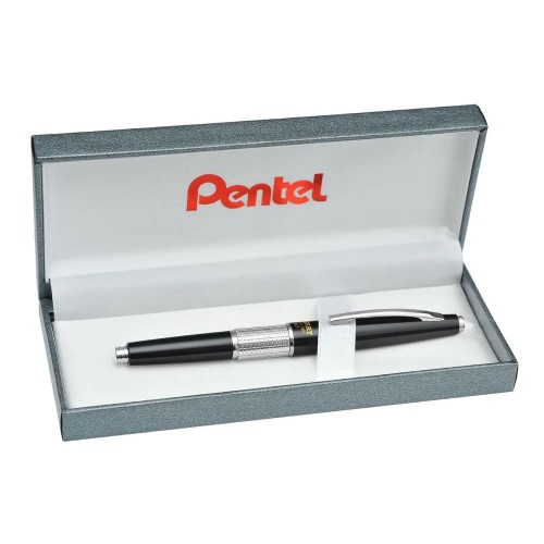 "Pentel"   Карандаш автоматический Pentel Kerry   0.7 мм P1037-A-BOX  черный лаковый корпус