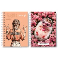 ЗК110   "Светоч"   Записная книжка на гребне   A6   120 л.  4 шт.  клетка Мои правила 01182