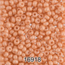 Бисер Чехия круглый 4   10/0   2.3 мм  500 г 16918 (Ф308) бежевый