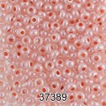 Бисер Чехия круглый 5 10/0 2.3 мм 500 г 37389 (Ф358) св.розовый