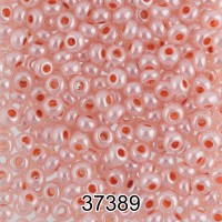 Бисер Чехия круглый 5   10/0   2.3 мм  500 г 37389 (Ф358) св.розовый