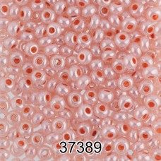 Бисер Чехия круглый 5   10/0   2.3 мм  500 г 37389 (Ф358) св.розовый