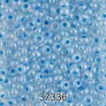 Бисер Чехия круглый 5 10/0 2.3 мм 500 г 37336 (Ф351) т.голубой